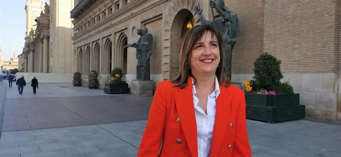 La candidata del PSOE a la alcaldía de Zaragoza, Lola Ranera