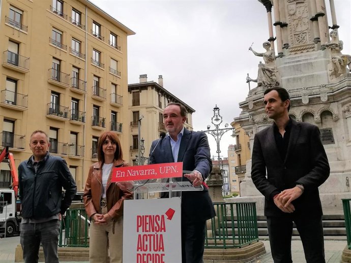 Javier Esparza,candidato de UPN a la Presidencia del Gobierno de Navarra.