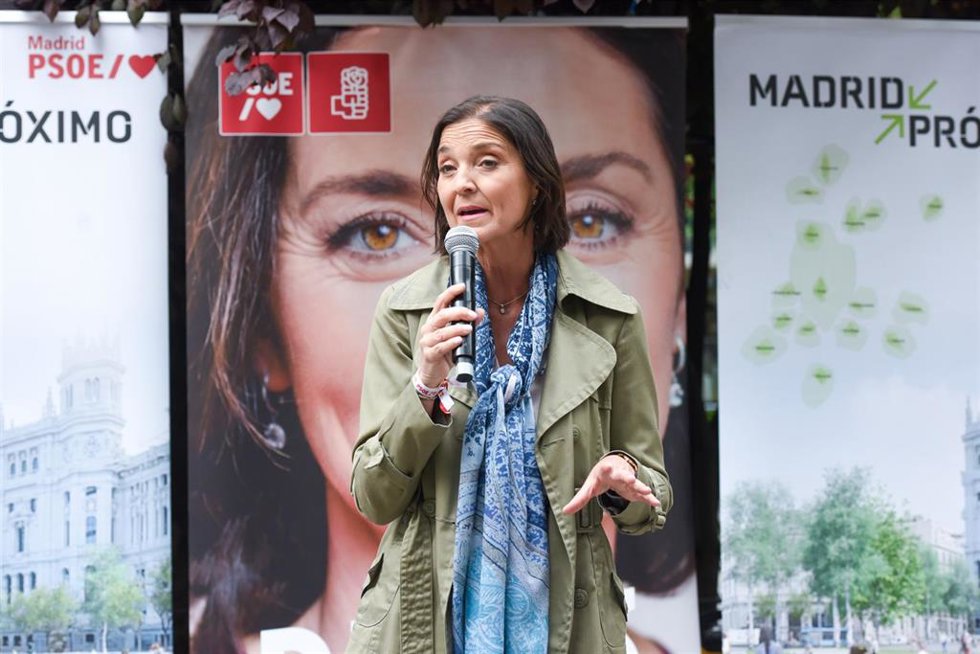 La candidata del PSOE para la Alcaldía de Madrid, Reyes Maroto