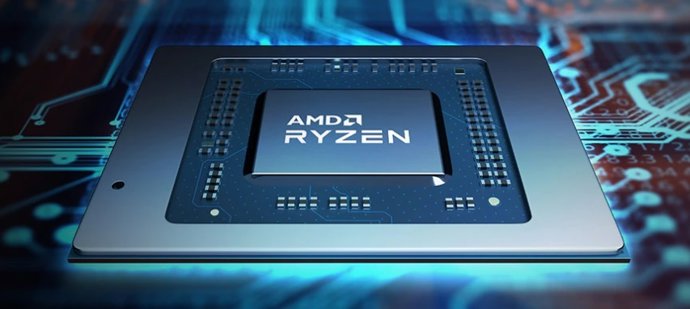 Imagen de recurso de un procesador AMD Ryzen