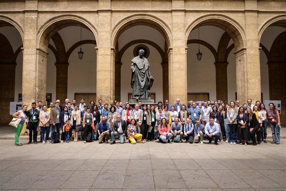 Investigadores que participan en la Conferencia Internacional de Ciencia Digital (eScience) para la Biodiversidad y la Conservación de los Ecosistemas, organizada por la infraestructura europea LifeWatch ERIC en la Universidad de Sevilla.