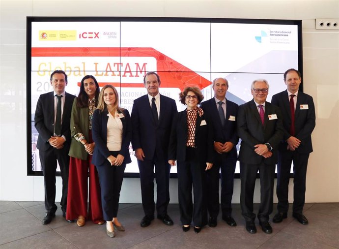 Presentación del informe 'Global Latam 2022', promovido por ICEX-Invest in Spain, en colaboración con la Secretaría General Iberoamericana (Segib),