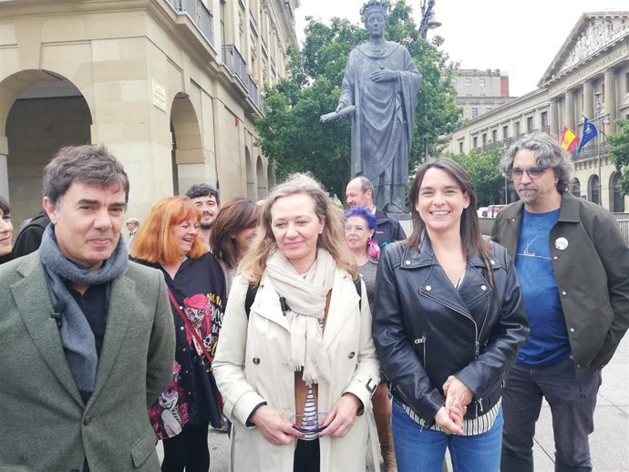 Eduardo Santos, Vicky Rosell y Begoña Alfaro.