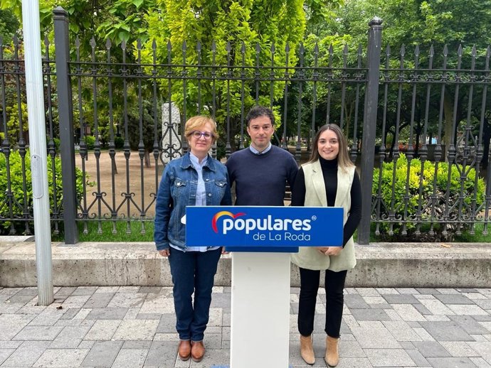 El candidato del Partido Popular a la alcaldía de La Roda, Eduardo Sánchez.