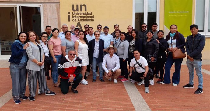 Alumnado ecuatoriano se forma en innovación y gobernanza en entidades de Economía Social en  la sede de La Rábida de la UNIA.