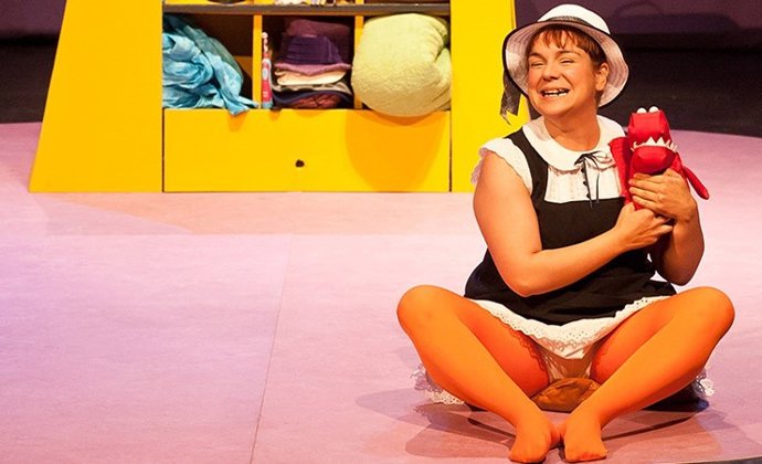 Obra 'Una pecera con gotera'.