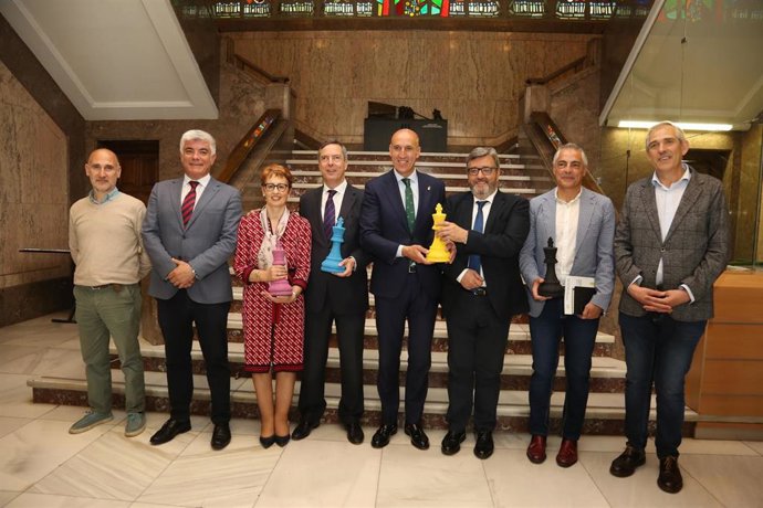 Imagen de la presentación oficial del XXXVI Magistral de Ajedrez Ciudad de León