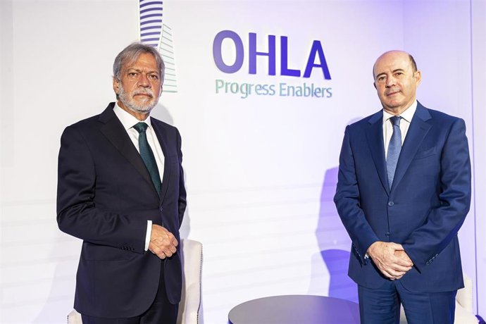 Archivo - Luis Amodio, presidente de OHLA, y José Antonio Fernández Gallar, CEO de OHLA. 