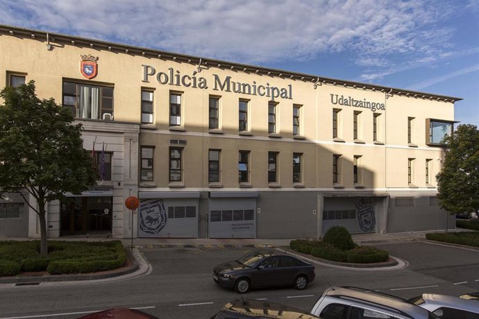Archivo - Edificio de la Policía Municipal de Pamplona.
