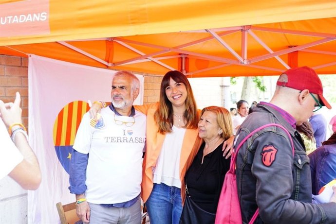 Carlos Carrizosa i l'alcaldable de Cs per Terrassa Isabel Martínez