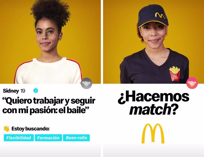 McDonalds lanza la campaña de empleo ¿Hacemos match? 