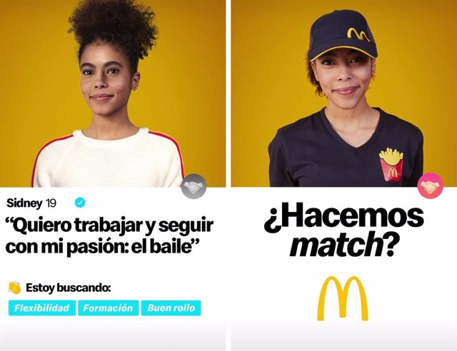 McDonald’s lanza la campaña de empleo ¿Hacemos match? 
