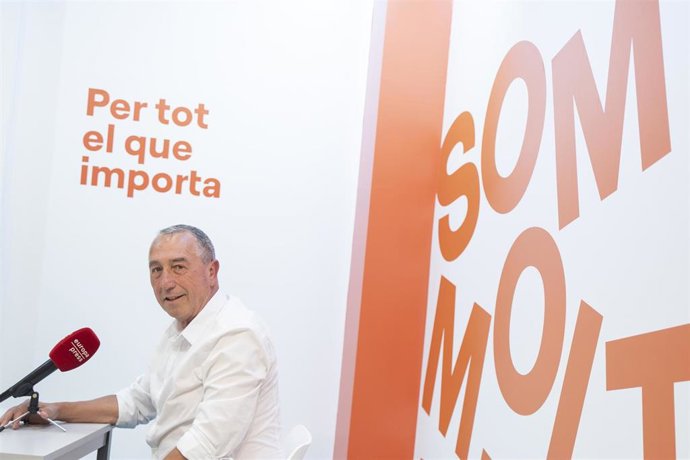 EL candidato de Compromís a la Presidencia de la Generalitat valenciana, Joan Baldoví, en una imagen de archivo. 