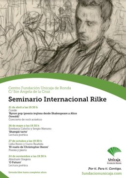 El Centro Fundación Unicaja de Ronda acoge este viernes un recital poético con Sergio Navarro y Estefanía Cabello