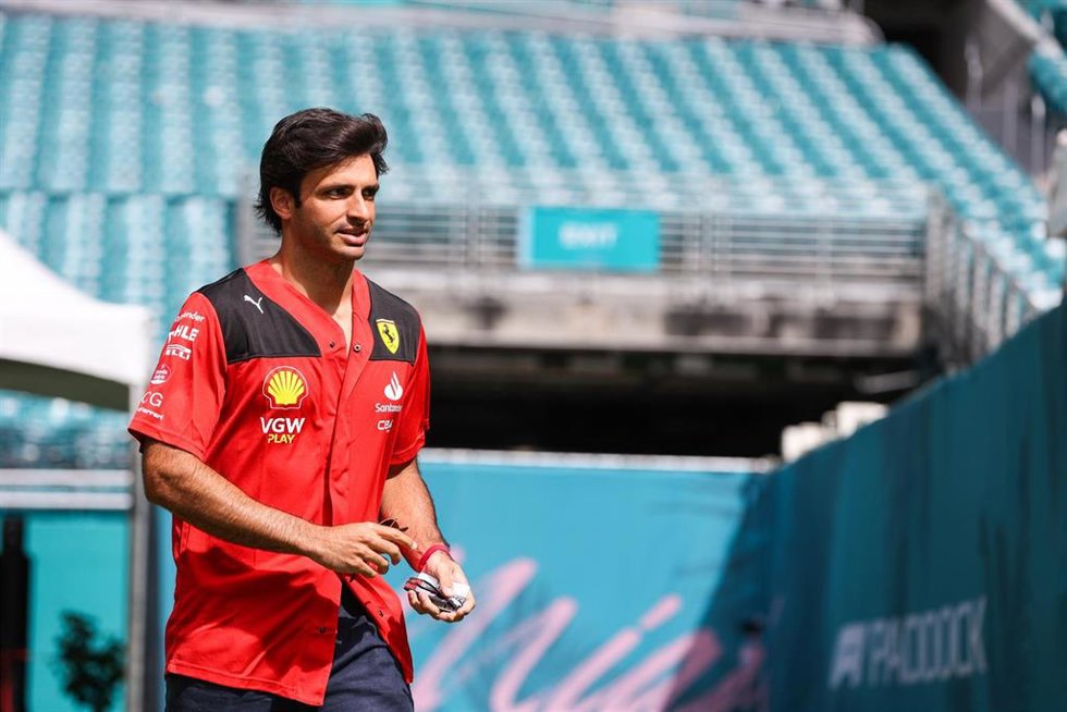 El piloto español de Ferrari Carlos Sainz