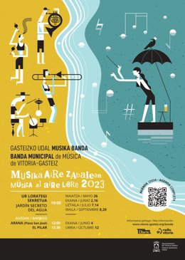 'Musika Aire Zabalean' Zikloaren Kartela