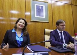 La consejera de Agricultura, Pesca, Agua y Desarrollo Rural, Carmen Crespo, en comisión parlamentaria