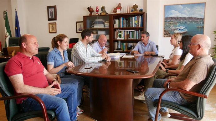 Junta local en el Ayuntamiento de Adra (Almería)