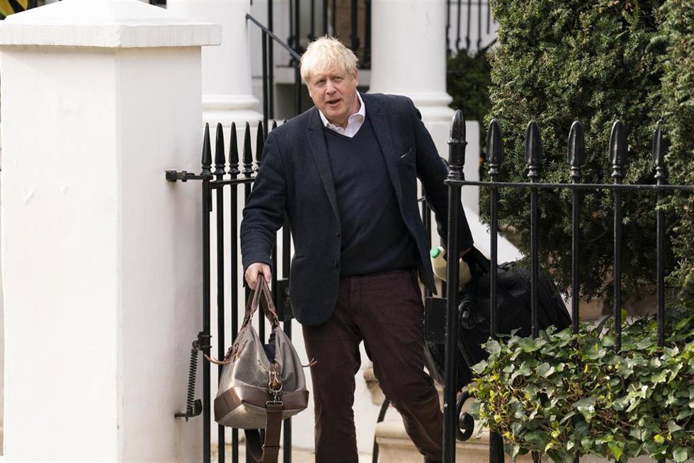 Archivo - El ex primer ministro de Reino Unido Boris Johson