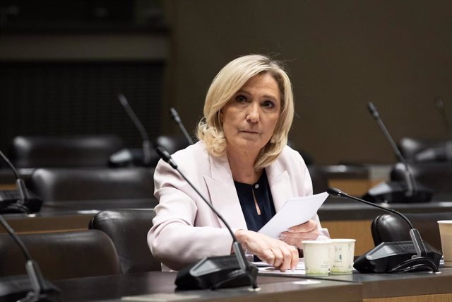 La líder ultraderechista de Agrupación Nacional, Marine Le Pen.
