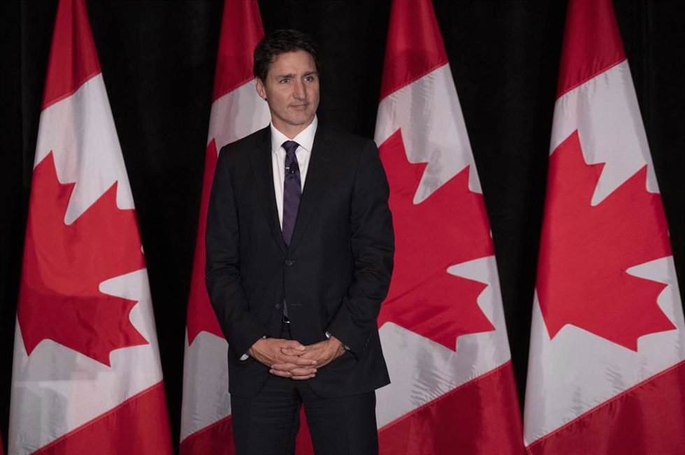Archivo - El primer ministro canadiense, Justin Trudeau