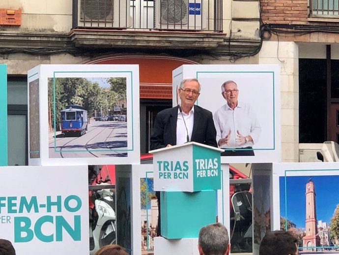 El candidato de Junts a la alcaldía de Barcelona, Xavier Trias