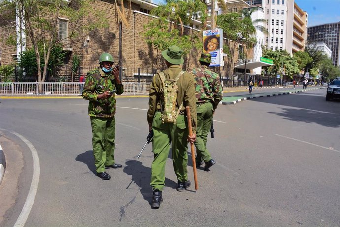 Archivo - Imagen de archivo de la Policía en Kenia