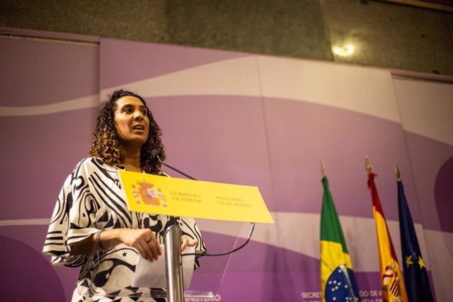 Imagen de archivo de la ministra de Igualdad Racial de Brasil, Anielle Franco, en España