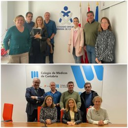 Reunión del SUAP con los colegios de Médicos y Enfermería