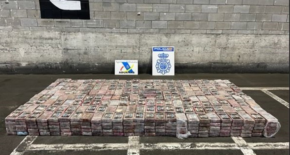 Imagen de la droga intervenida