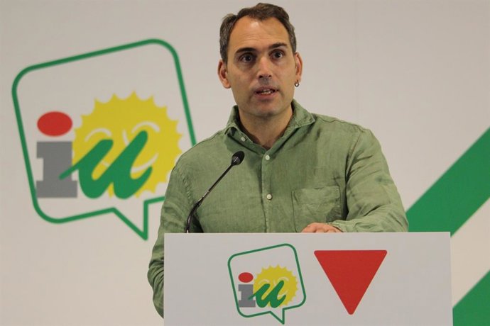 El coordinador general de IU Andalucía, Toni Valero.