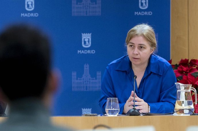 Archivo - La portavoz del ayuntamiento, María Inmaculada Sanz, informa tras la Junta de Gobierno  