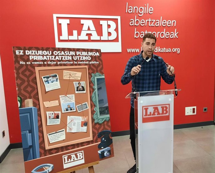 El portavoz del sindicato en Navarra, Imanol Karrera