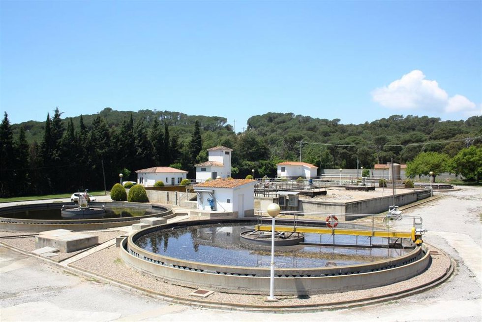 Imagen de la depuradora de Tossa de Mar