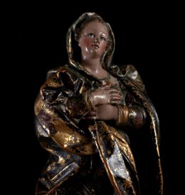 La Inmaculada de los ojos azules de Luisa Roldán.