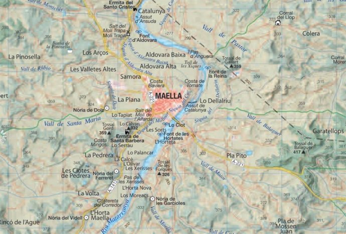 Maella (Zaragoza) cuenta ya con su mapa de toponimia.