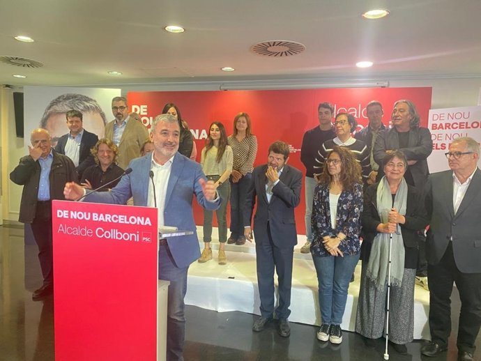 El candidat del PSC a l'alcaldia de Barcelona, Jaume Collboni