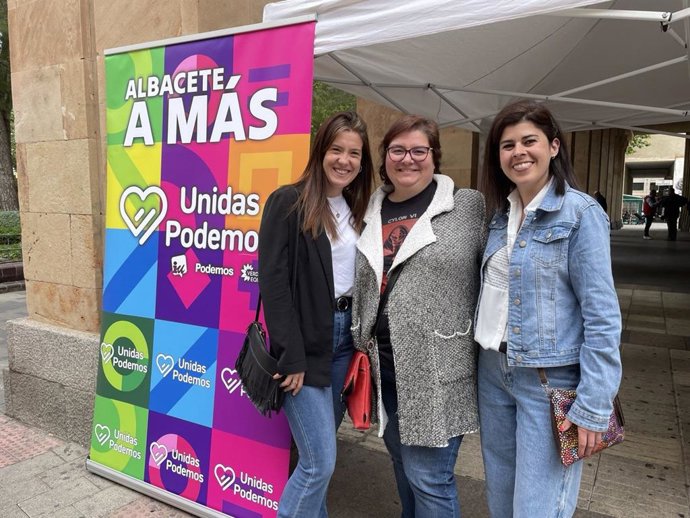 La candidata a la Alcaldía de Albacete por Unidas Podemos, Nieves Navarro, presenta propuestas en materia de Igualdad.