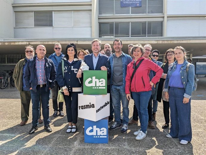 José Luis Soro y Chuaquín Bernal (CHA) explican propuestas sobre energía y sostenibilidad