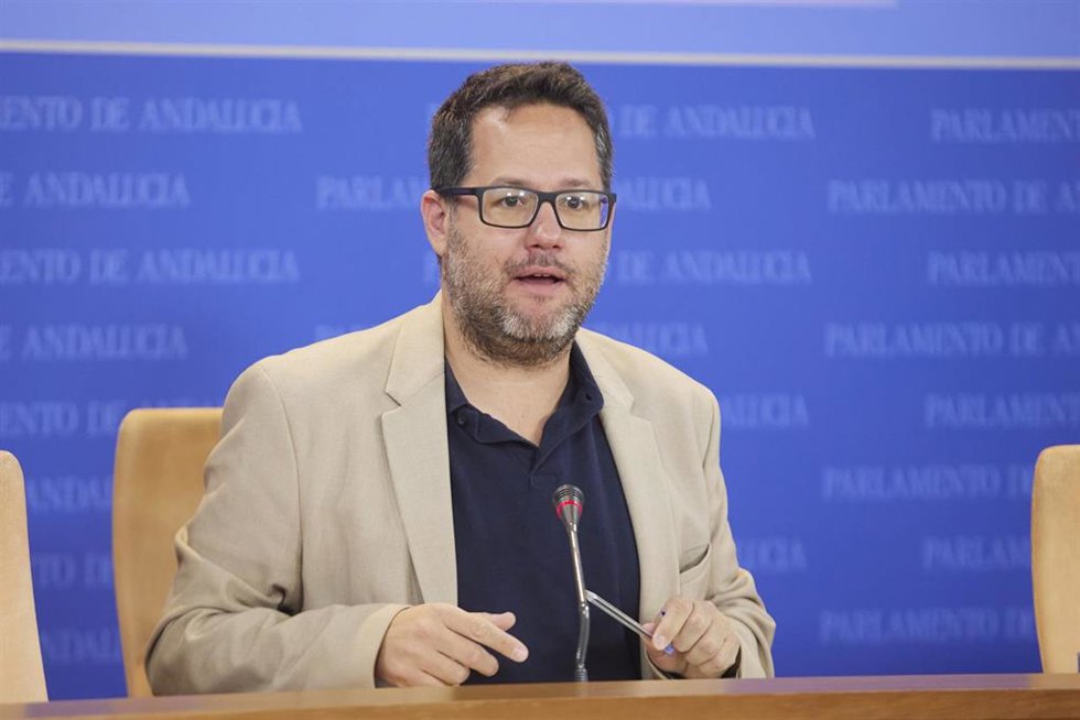 El portavoz del Grupo Mixto-Adelante Andalucía, José Ignacio García, en una imagen de archivo. 