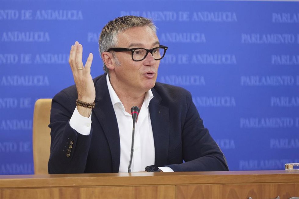El portavoz del Grupo Parlamentario Vox, Manuel Gavira, en una imagen de archivo.