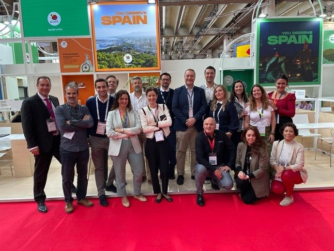 Presencia de Turismo Costa del Sol en la IMEX de Frankfurt, que ha reunido a 3.000 expositores de más de 75 destinos de congresos a nivel internacional.