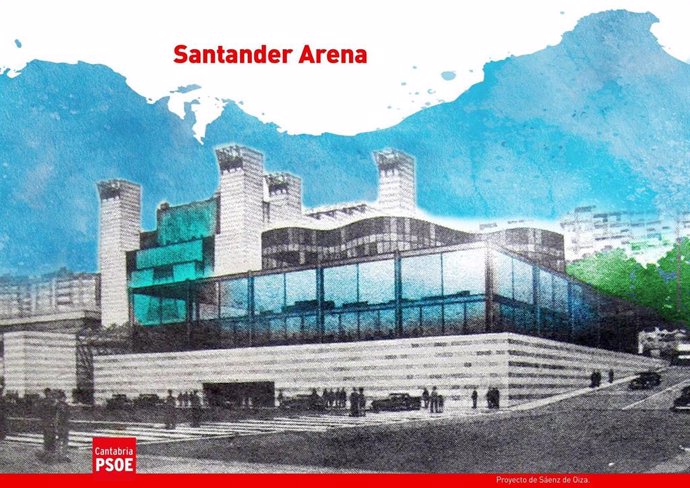 Infografía del proyecto 'Santander Arena'