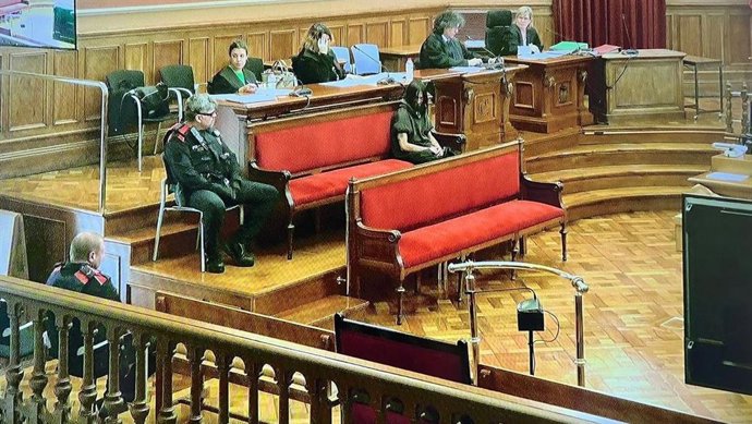 Imatge del judici a l'Audincia de Barcelona