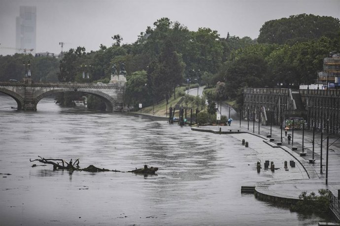 Crecida del río en Turín