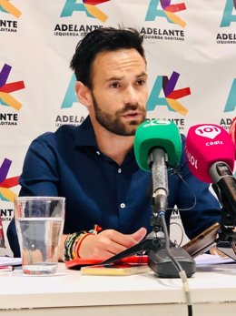 David de la Cruz, candidato a la Alcaldía de Adelante Izquierda Gaditana.