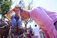 Las recientes lluvias llevan agua al Vado de Quema y permiten los bautizos de rocieros