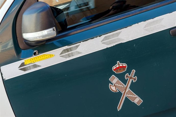 Archivo - Un coche de la Guardia Civil