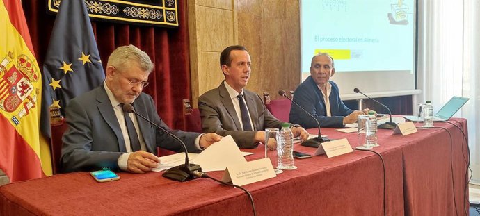 Presentación del dispositivo electoral para la jornada del 28M en Almería.