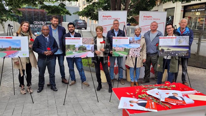 La candidata del PSOE a la Alcaldía de Teruel, Rosa López Juderías, ha presentado sus propuestas para que la ciudad sea "más verde".